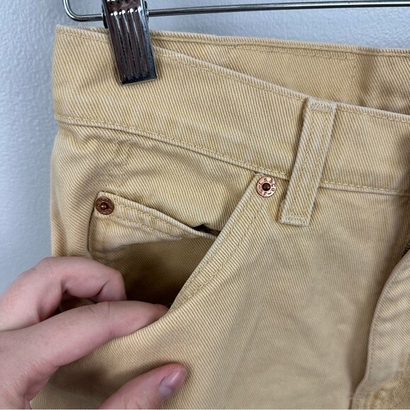 Levi’s Vintage Orange Tab 950 Relaxed Fit Bermuda Jean Shorts Size 9 - Picture 13 of 16